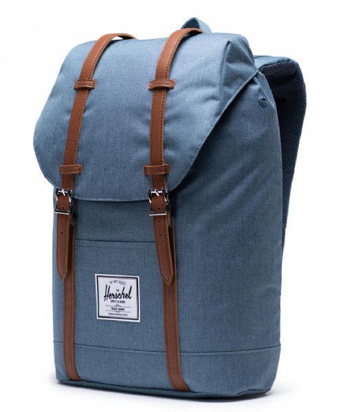 Herschel Supply Co. Laptop Backpack Retreat 15 Inch blue mirage crosshatch (03513)