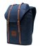 Herschel Supply Co. Laptop Backpack Retreat 15 Inch indigo denim crosshatch (03537)