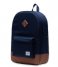 Herschel Supply Co. Laptop Backpack Heritage Peacoat/Saddle Brown (3266)