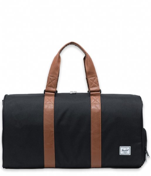 Herschel Supply Co. Travel bag Novel Mid-Volume Black/Tan Synthetic Leather (1)