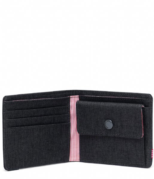 Herschel Supply Co. Bifold wallet Roy Coin RFID Black Crosshatch (2090)