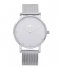 IKKI Watch Watch Aki Silver silver white (ak01)