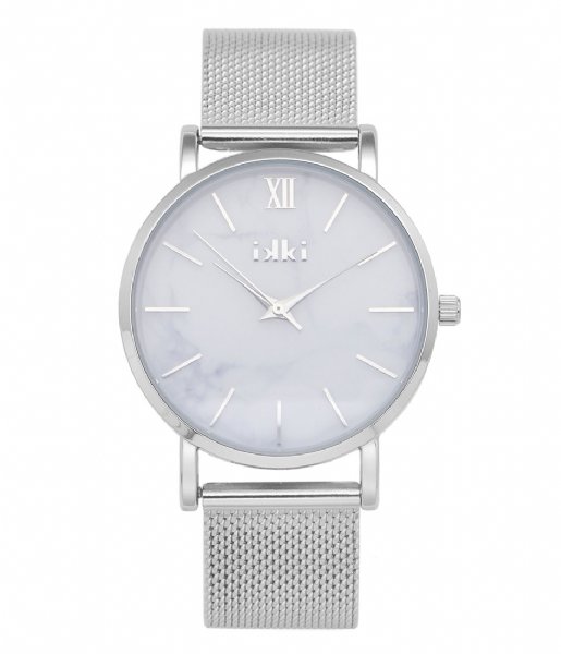 IKKI Watch Watch Vesta silver/white marble (VS01)