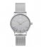 IKKI Watch Watch Morris Silver silver white marble (MS01)
