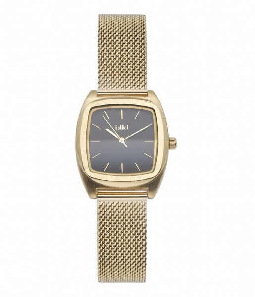 IKKI Watch Watch Vinci Gold Plated gold plated black (VN03)