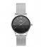 IKKI Watch Watch Alec Silver Plated silver plated grey marble (AC01)