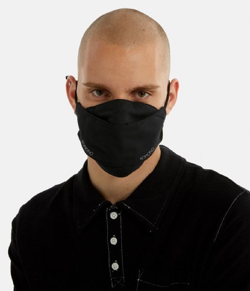 KOMONO Mouth mask  Face Mask Logo Version black