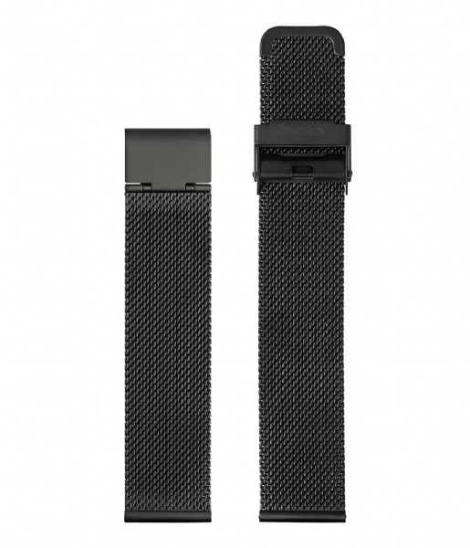 KOMONO Watchstrap Strap Black Mesh 20 mm black mesh (ST1061)