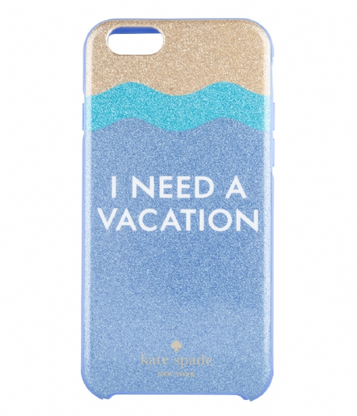 Kate Spade Smartphone cover iPhone 6 Case I need a vacation glitter