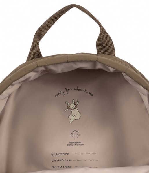 Konges Slojd School Backpack Juno Quilted Sequin Backpack Midi Dino
