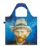 LOQI Shopper Foldable Bag Museum Collection self portrait with grey felt hat