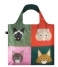 LOQI Shopper Foldable Bag Stephen Cheetham cats