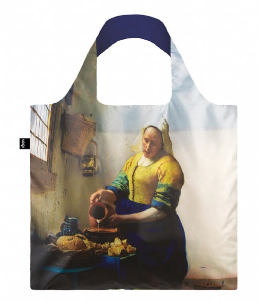 LOQI Shopper Foldable Bag Museum Collection milkmaid irma boom