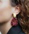 LOTT Gioielli Earring CE GB SI Urchin Drop M Bordeaux