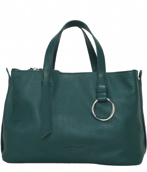 Liebeskind  Satchel Large Heavy Pebble forest green