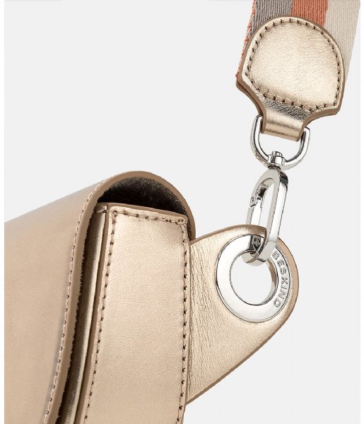 Liebeskind Crossbody bag Belt Bag Metallic Foil moonlight