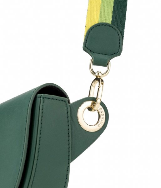 Liebeskind Crossbody bag Belt Bag Waxy Vacchetta Small dark green