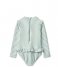 Liewood Baby clothes Sille Seersucker Swimsuit YD Stripe Sea Blue White (0935)