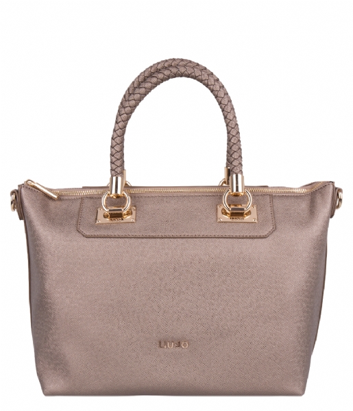 Liu Jo Crossbody bag Shopping Orizzontale Anna Bag pale brown metal (W9863)