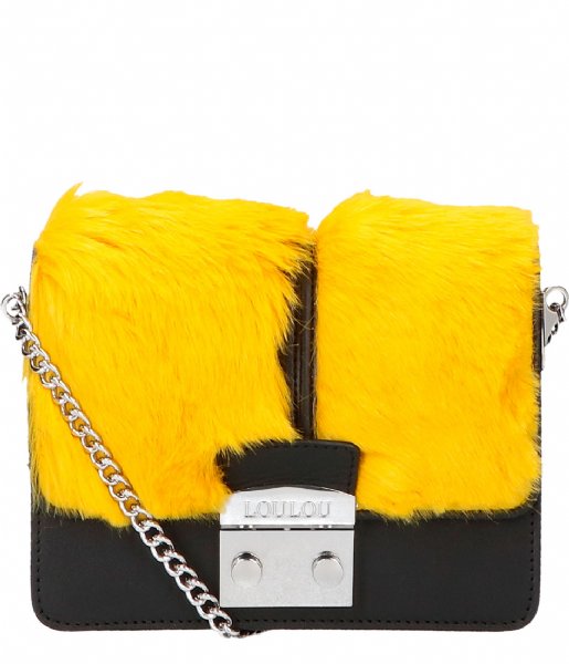 LouLou Essentiels Crossbody bag Cover Faux Furry Yellow