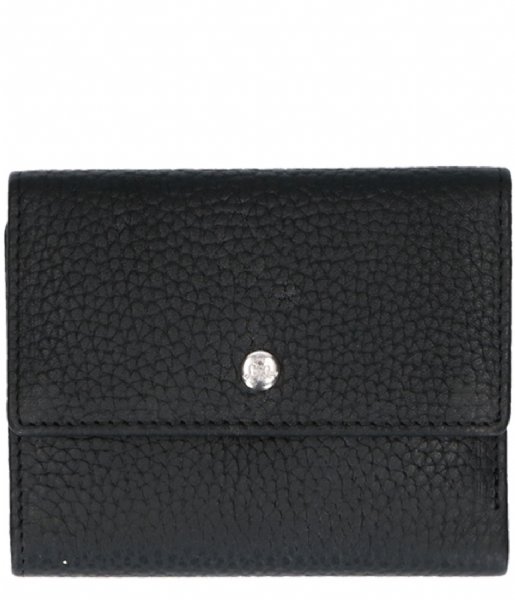 LouLou Essentiels Trifold wallet SLB Girl Boss Silver Colored black (001)