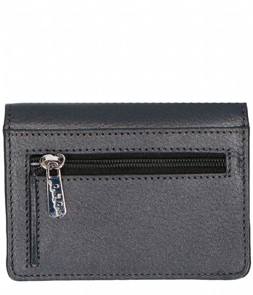 LouLou Essentiels Flap wallet SLB Pearl Shine dark grey (002)