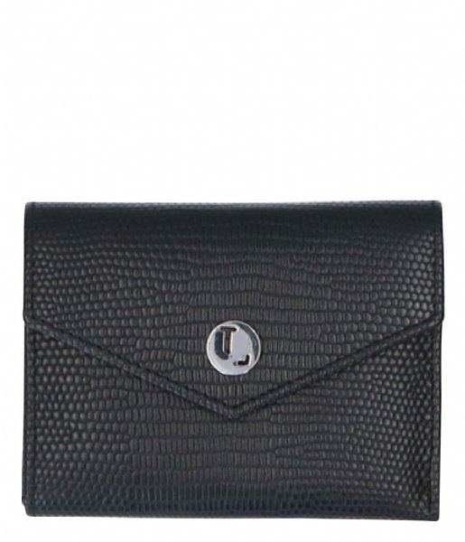 LouLou Essentiels Trifold wallet SLB Lovely Lizard Black
