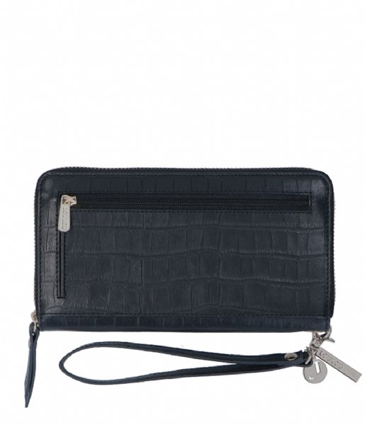 LouLou Essentiels Zip wallet Portemonee Groot Classy Croco Black (1)