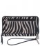 LouLou Essentiels Zip wallet Portemonee Groot Wild Zebra (81)