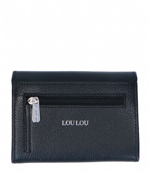 LouLou Essentiels Flap wallet Portemonnee Klein Beau Veau Black (1)