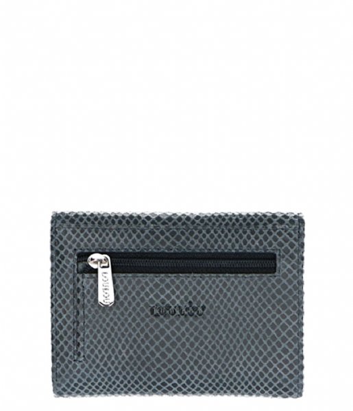 LouLou Essentiels Trifold wallet SLB Queen blue grey (008)