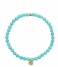 MAS Jewelz Bracelet Armband Turquoise Plain turquoise & goud