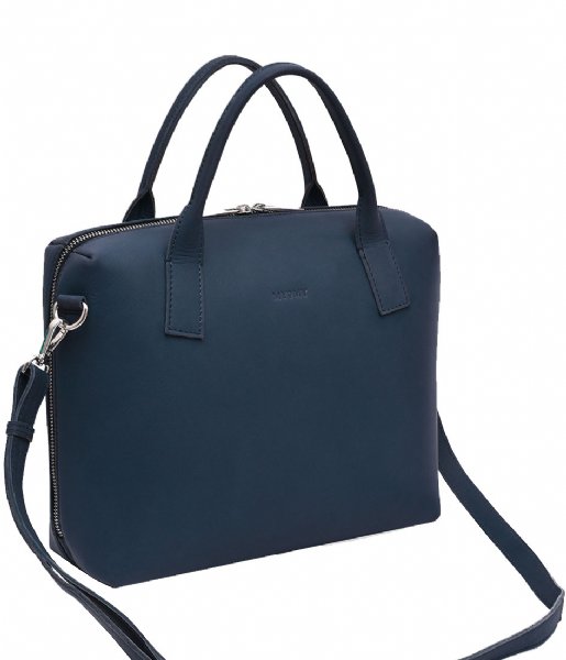 MYOMY Laptop Shoulder Bag My Boxy Bag Maxi 13 Inch Hunter Blue