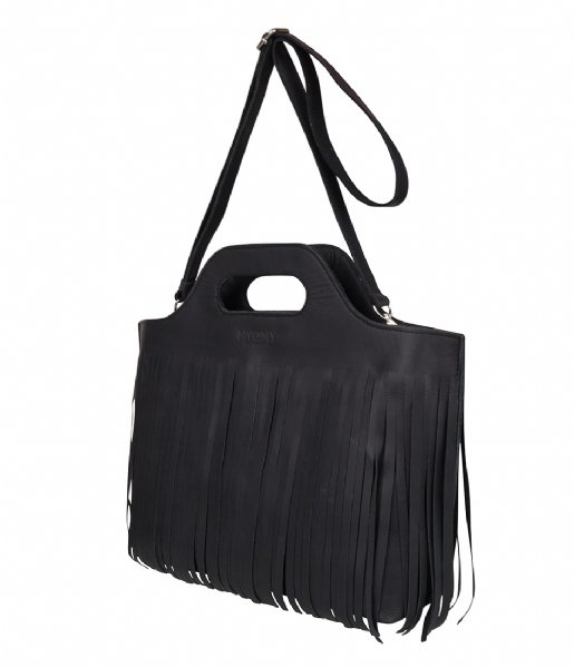 MYOMY  My Carry Hairy Handbag black hairy (80021162)