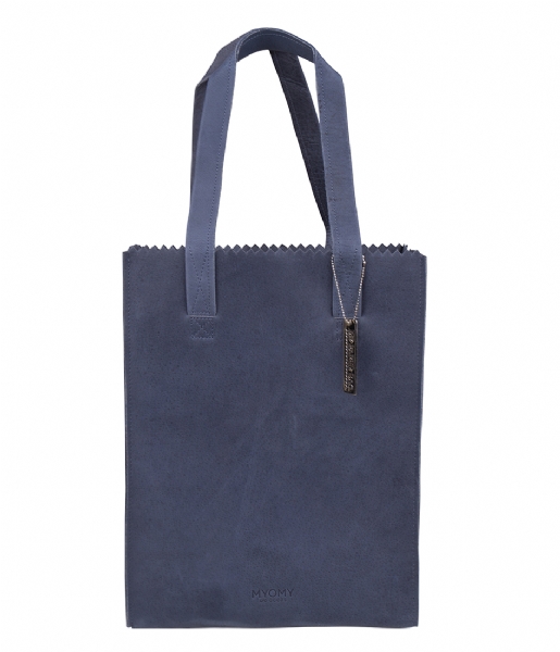 MYOMY  My Paper Bag Zipper Long Handles New blue grey (10271054)