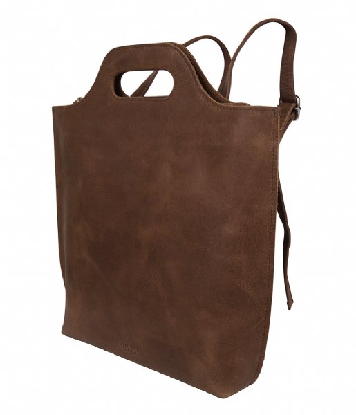 MYOMY Everday backpack My Carry Bag Back Bag Medium hunter mid brown (80890001)