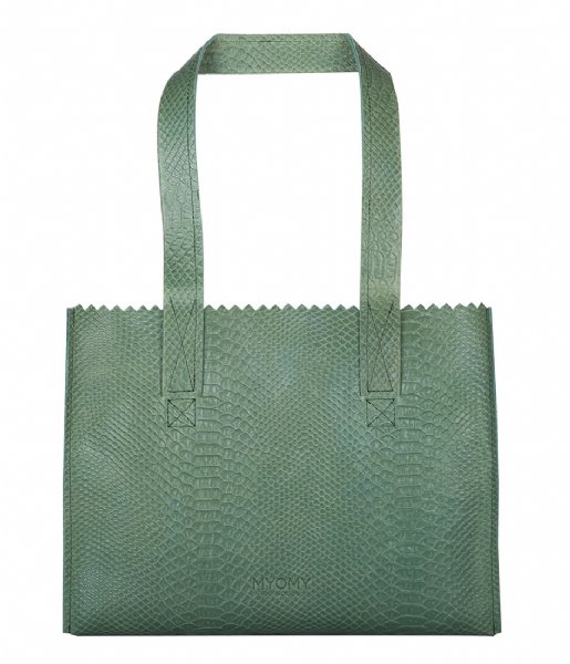 MYOMY Shoulder bag My Paper Bag Handbag anaconda sea green (10573049) 