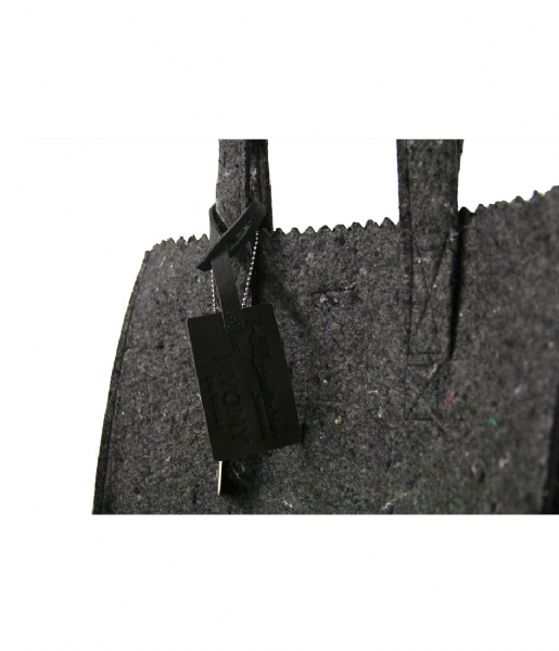 MYOMY Shoulder bag My Paper Bag XL Felt black fashion (10805045)