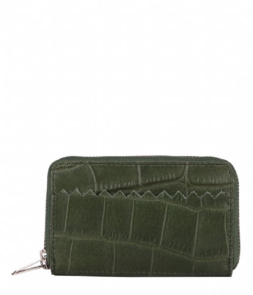 MYOMY Zip wallet My Paper Bag Wallet Medium croco vetiver green (101092940)