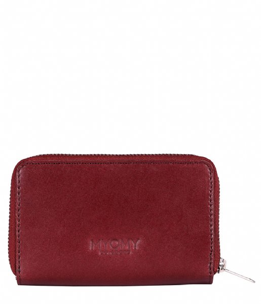 MYOMY Zip wallet My Paper Bag Wallet Medium hunter waxy burgundy (101093011)