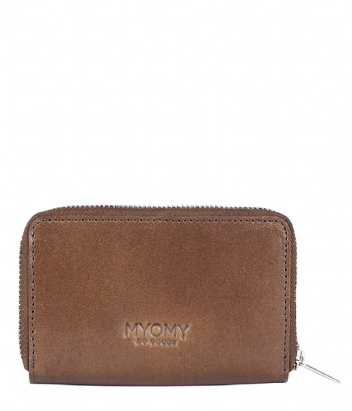 MYOMY Zip wallet My Paper Bag Wallet Medium hunter waxy original (101091166)