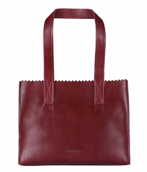 MYOMY Shoulder bag MY PAPER BAG Handbag hunter waxy burgundy (10573011)