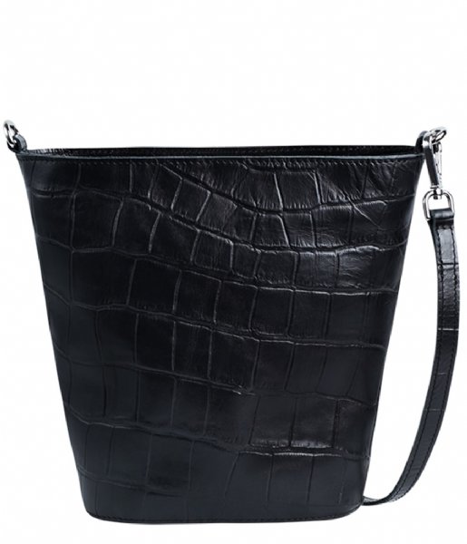MYOMY Crossbody bag My Bucket Bag Mini  Croco black (3151-3014)