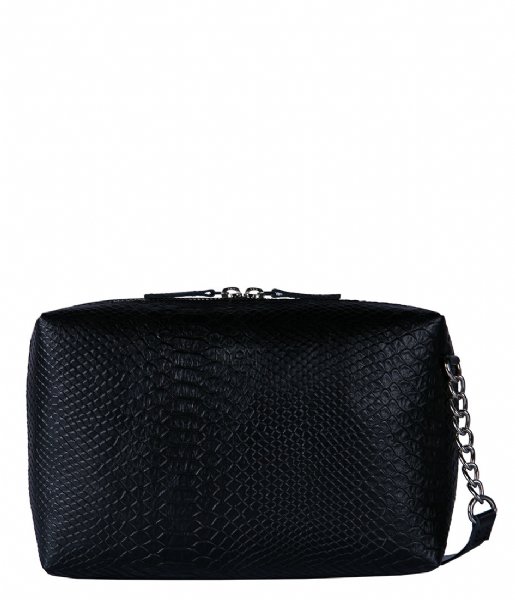 MYOMY Crossbody bag MY Boxy Bag Handbag mix anaconda & hunter waxy black (13571708C)