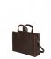 MYOMY Crossbody bag My Paper Bag Mini Handbag Crossbody boarded dark brown (1076-6067)