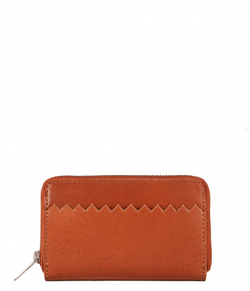 MYOMY Zip wallet My Paper Bag Wallet Medium hunter waxy cognac (10109-6034)