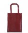 MYOMY Shoulder bag My Paper Bag Zipper Long Handles New croco burgundy (1027-6001)