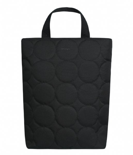 MYOMY Everday backpack My Circle Bag Backbag Padded RPET Black (5129-70)