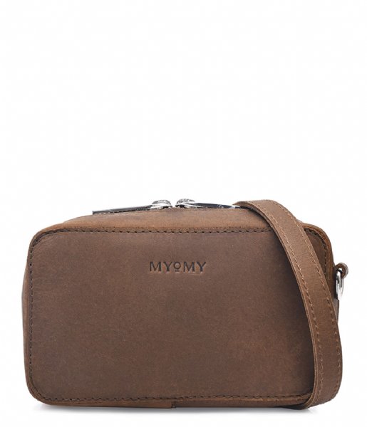 MYOMY Crossbody bag My Boxy Bag Camera Hunter Mid Brown (1375-0001)