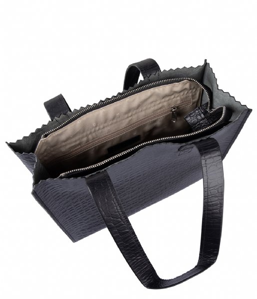 MYOMY Shoulder bag MY PAPER BAG Handbag croco black (10573014)